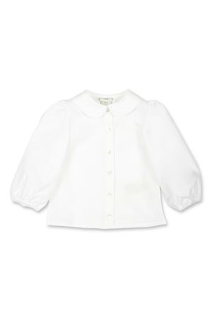 camicia in cotone bianco FENDI KIDS | BFC022A31WF0TU9